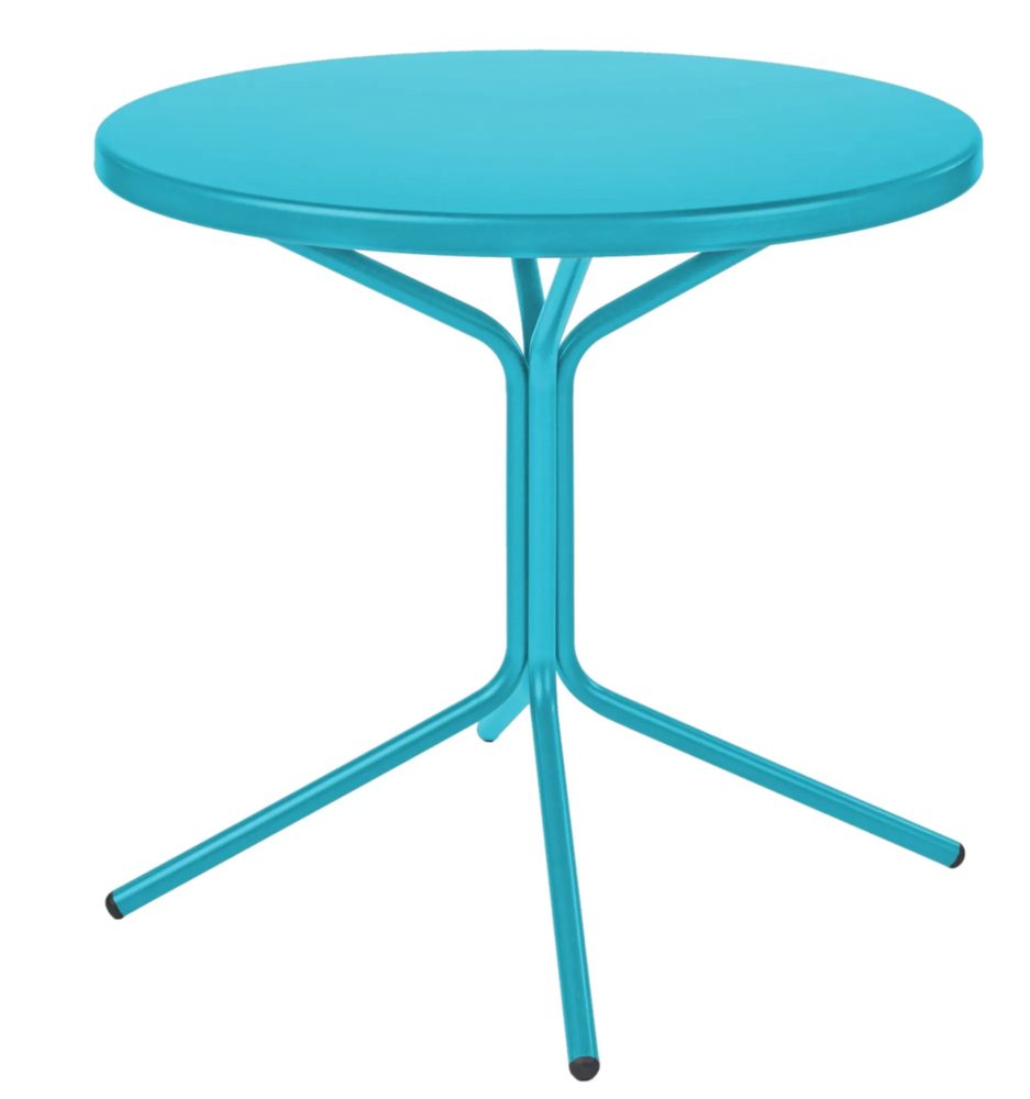 Schaffner Metall-Bistrotisch Pix Rund Blau | Schubiger Möbel
