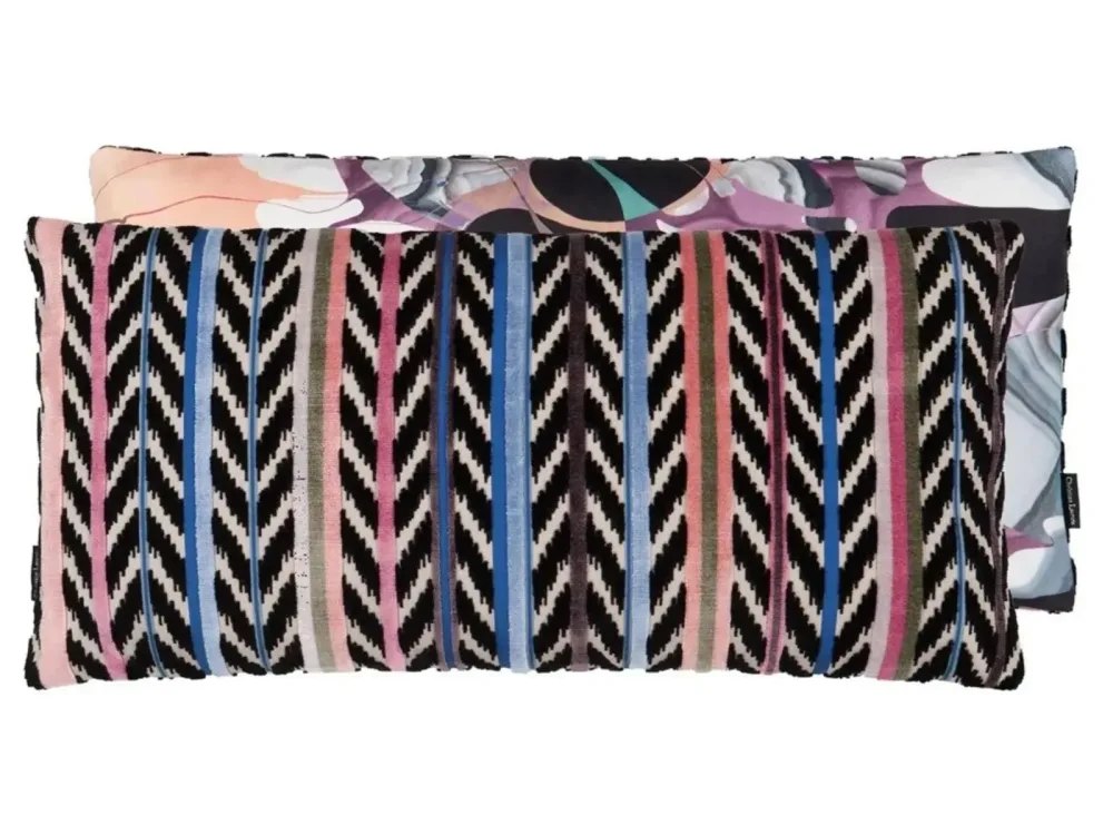 Designers Guild Kissen Jaipur Stripe - Azur Mehrfarbig | Schubiger Möbel