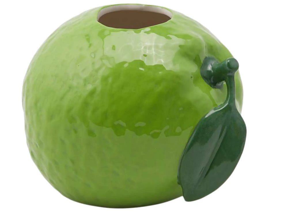 Edg Vase Lemone Grün H: 12 cm  | Schubiger Möbel