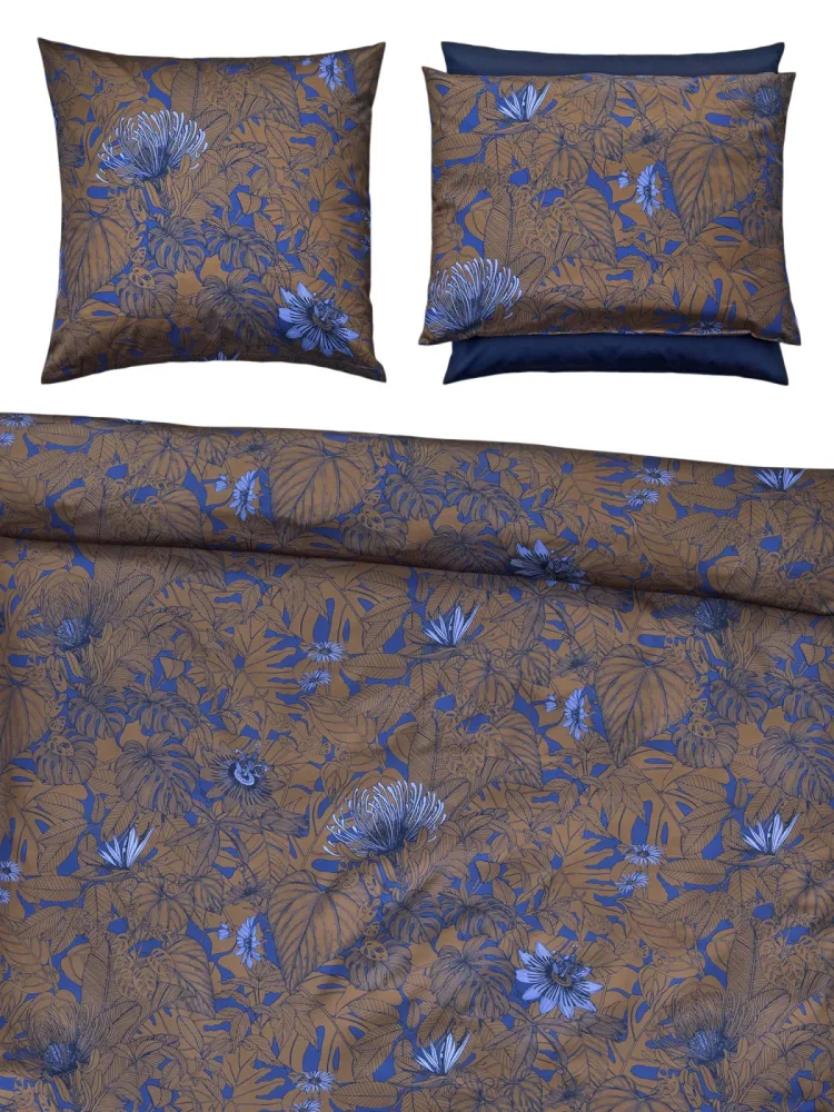 Fischbacher Christian & Co. AG Bettwäsche Satin Golden Garden B: 65 cm  | Schubiger Möbel
