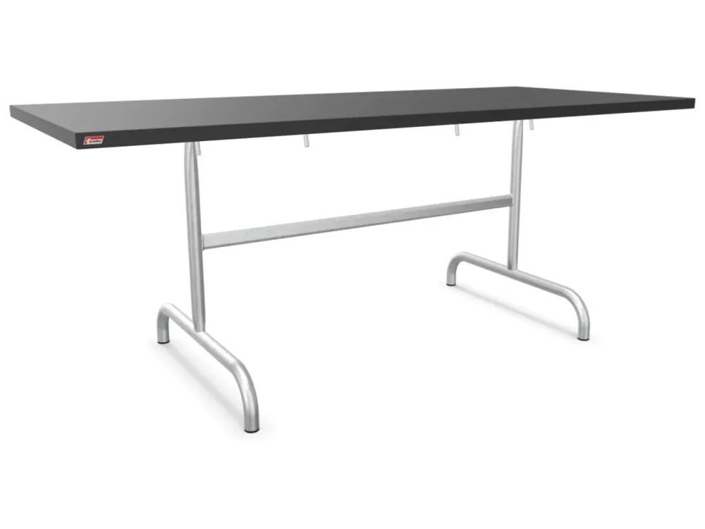 Schaffner Metall-Tisch Säntis Feuerverzinkt Grau | Schubiger Möbel