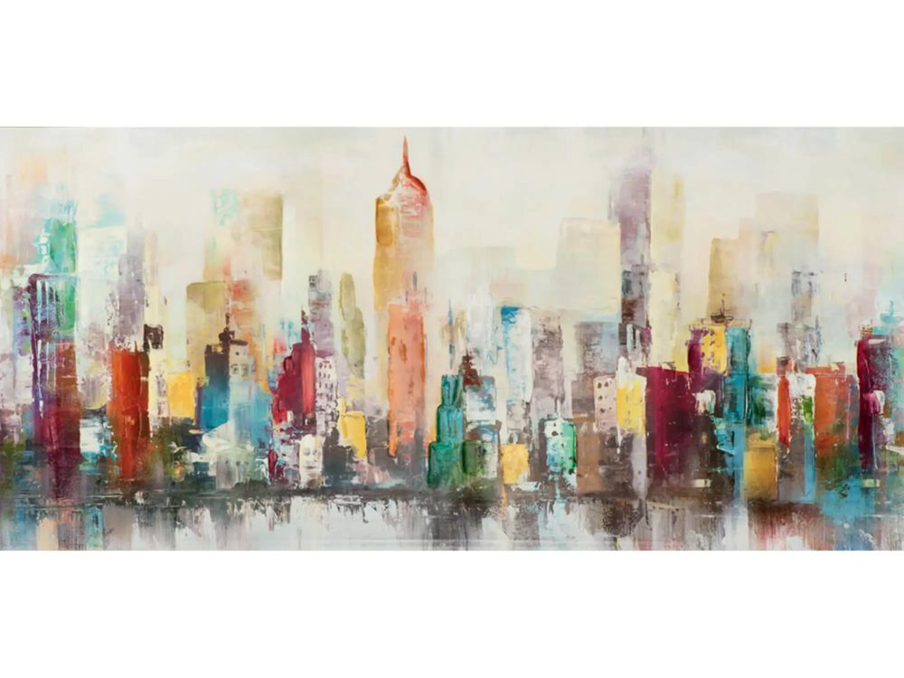 image LAND Bild Farbenfrohe Skyline  | Schubiger Möbel