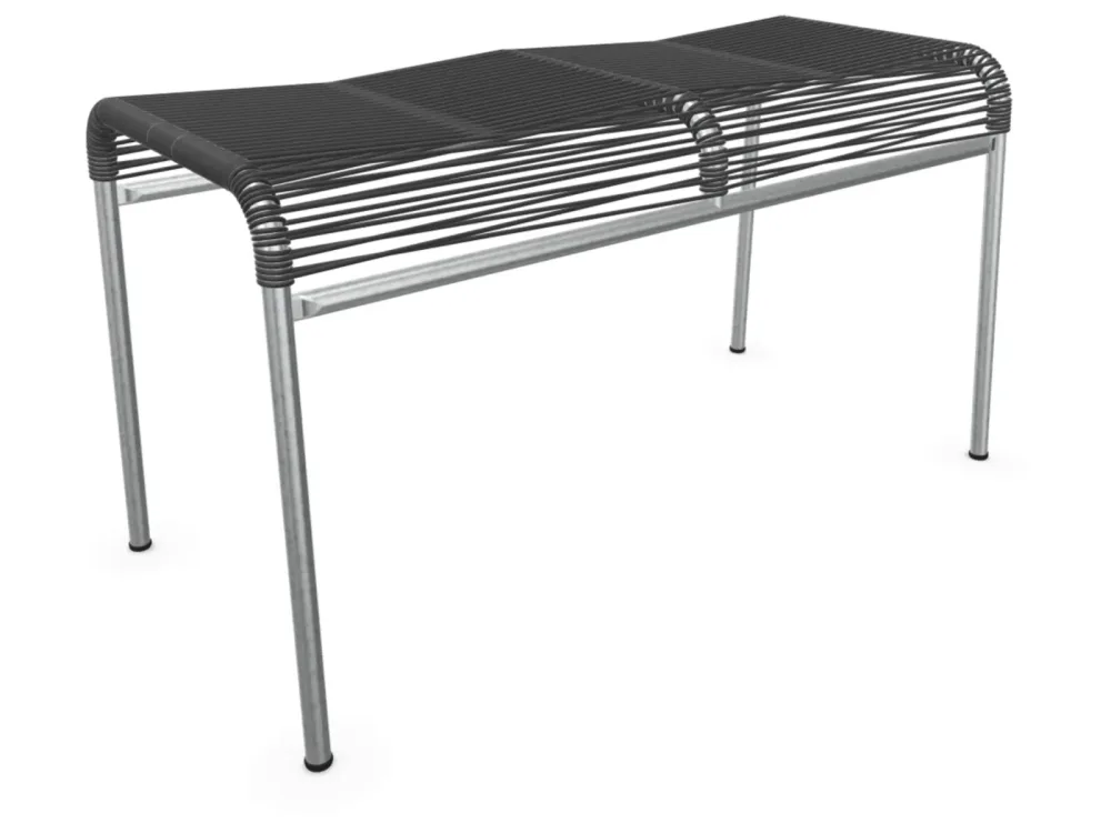 Schaffner Spaghetti-2er-Hocker Säntis Feuerverzinkt Grau | Schubiger Möbel