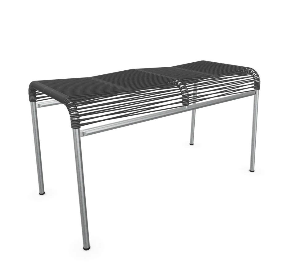Schaffner Spaghetti-2er-Hocker Säntis Feuerverzinkt Grau | Schubiger Möbel