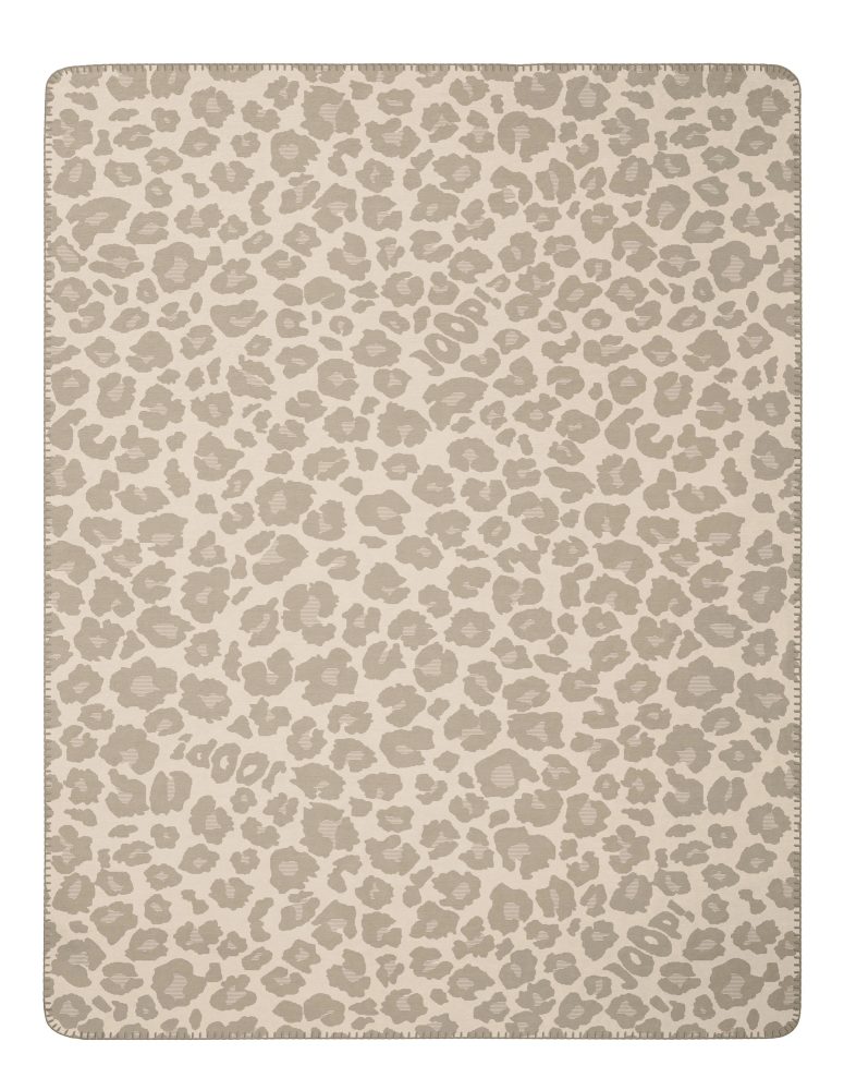 Biederlack Plaid Leo, Creme 150x200 cm Beige | Schubiger Möbel