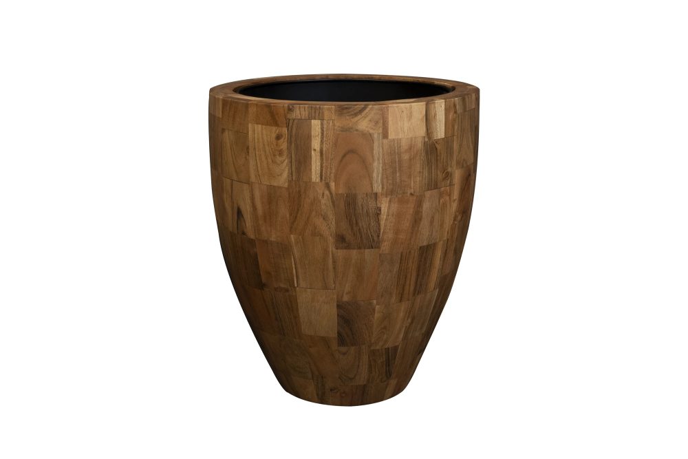 Decofinder Gefäss Quinn, Mangoholz H: 47 cm  | Schubiger Möbel