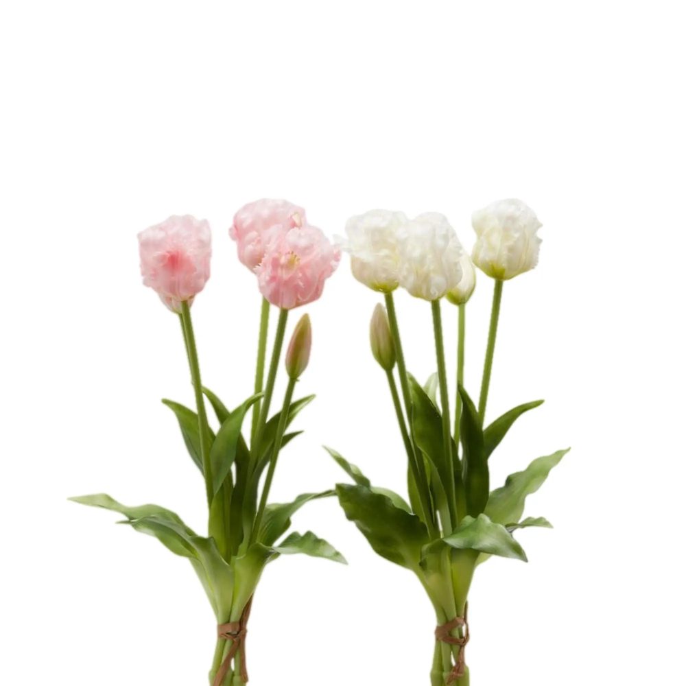 Edg Kunstblume Tulpen Acc. Weiss,rosa H: 40 cm  | Schubiger Möbel