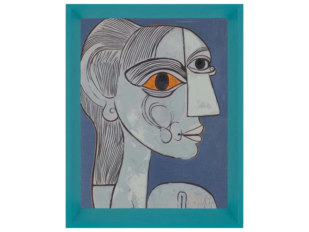 image LAND Gemälde Abstract Blue Lady  | Schubiger Möbel