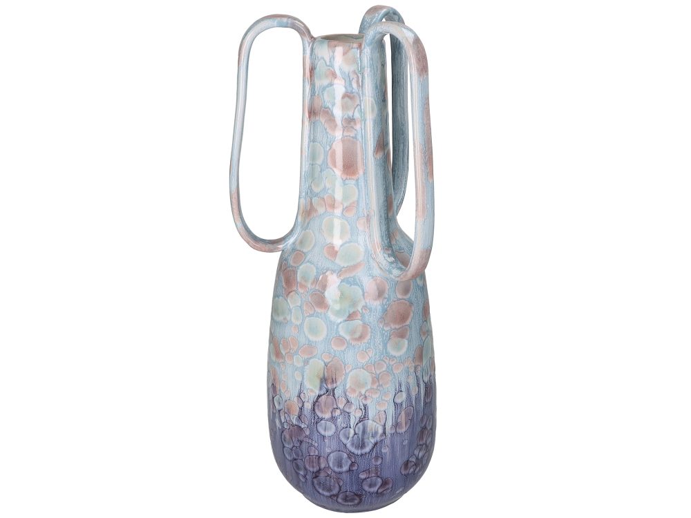 Kersten Vase Keramik Hellblau B: 18 cm  | Schubiger Möbel