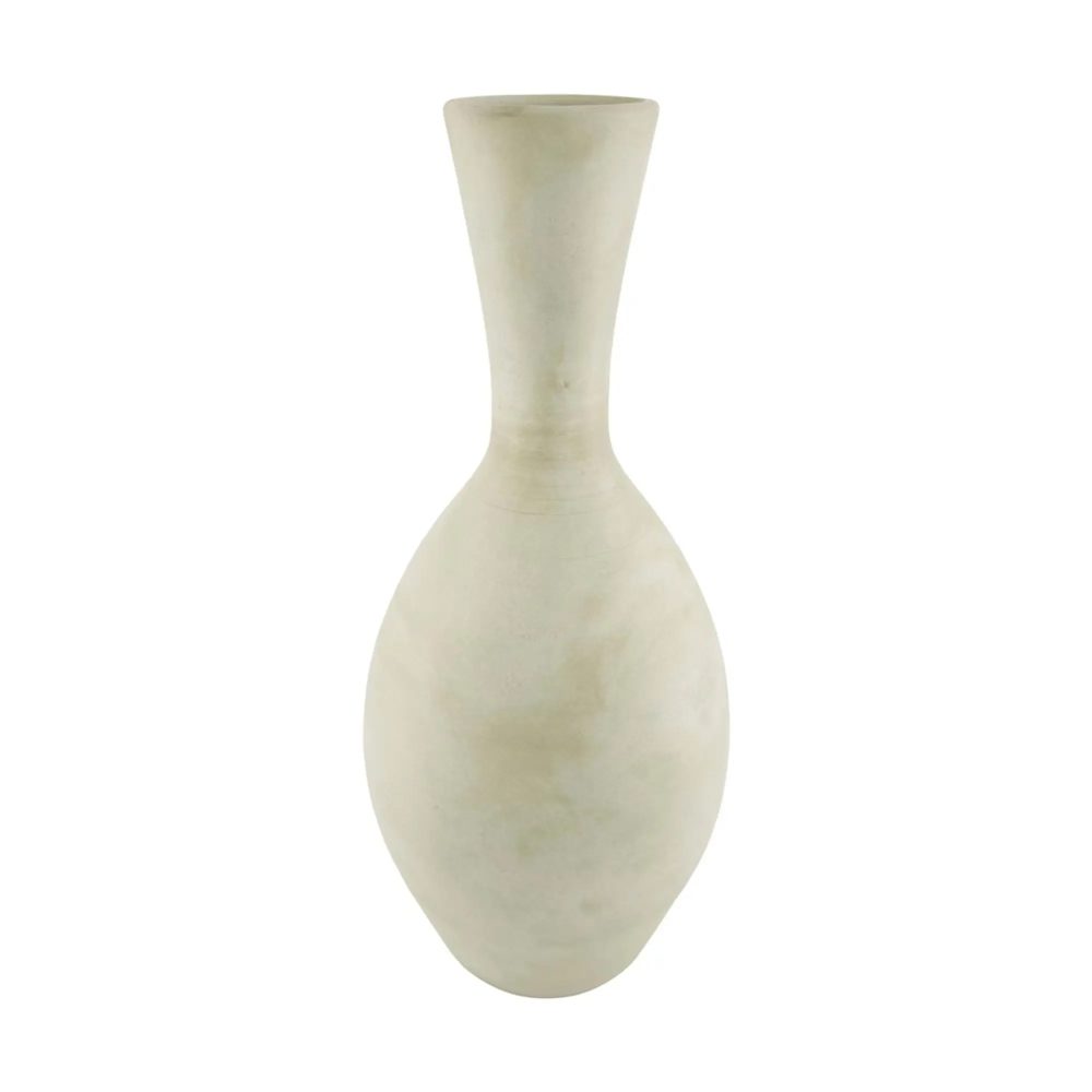 Decofinder Vase Keratsini Antikes Beige H: 52 cm  | Schubiger Möbel