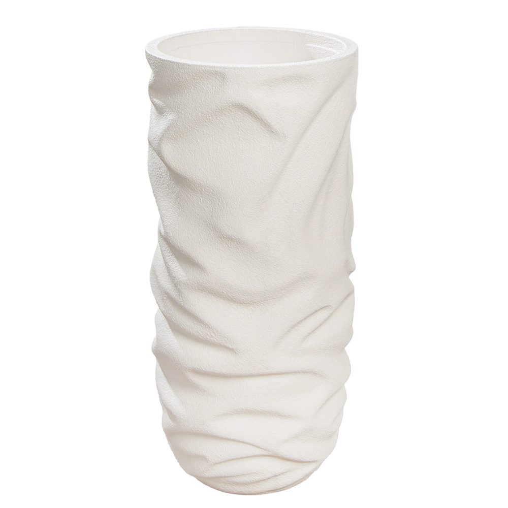 Gilde Pflanzengefäss Crush, Creme H: 70 cm  | Schubiger Möbel