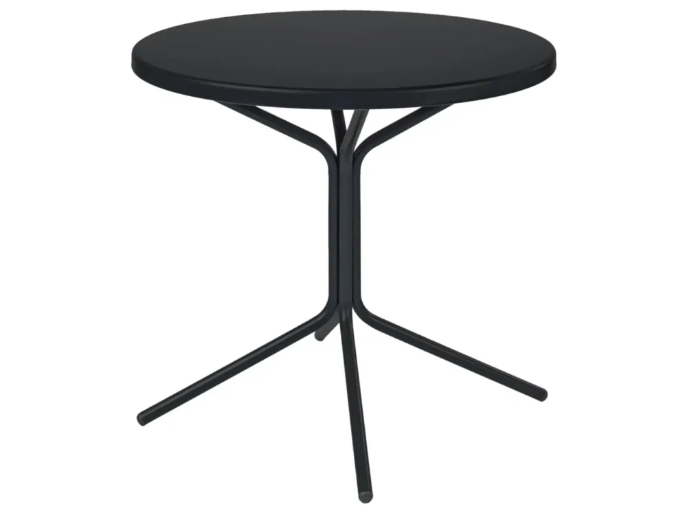 Schaffner Metall-Bistrotisch Pix Rund Schwarz | Schubiger Möbel