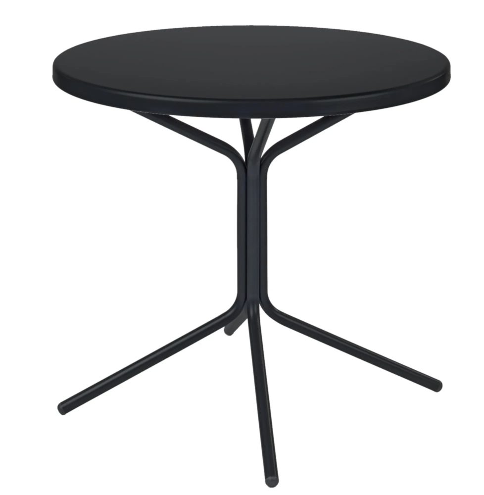 Schaffner Metall-Bistrotisch Pix Rund Schwarz | Schubiger Möbel