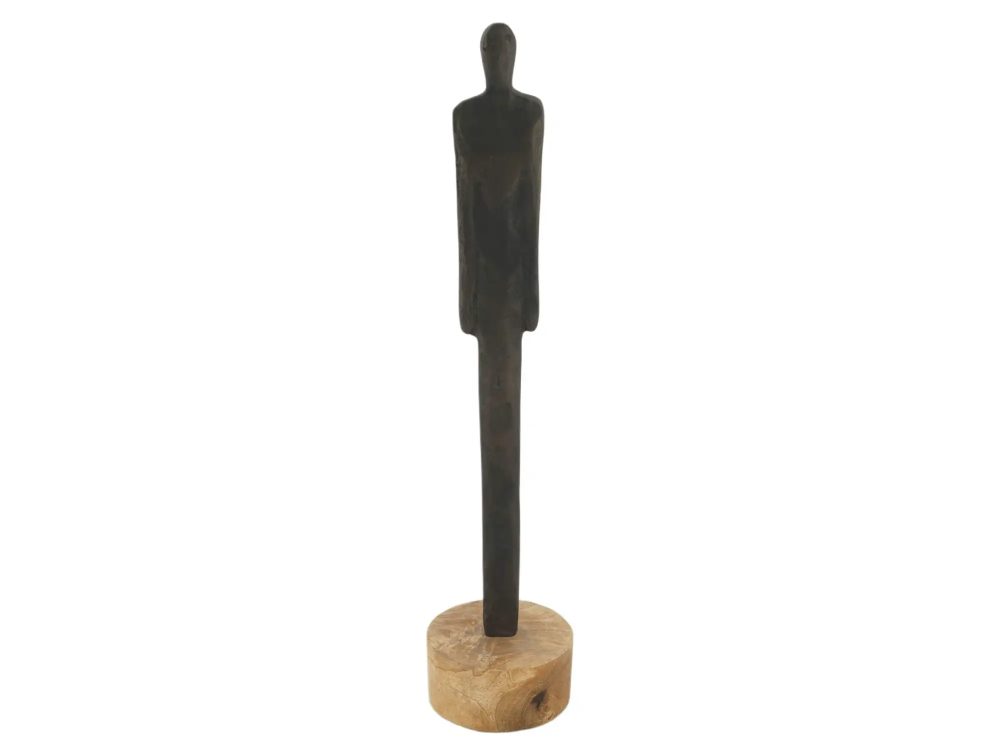Decofinder Figur Mensch Schwarz H: 40 cm  | Schubiger Möbel