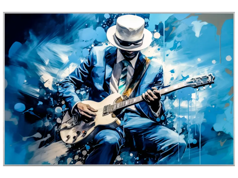 image LAND Bild mit Rahmen Blue Music  | Schubiger Möbel