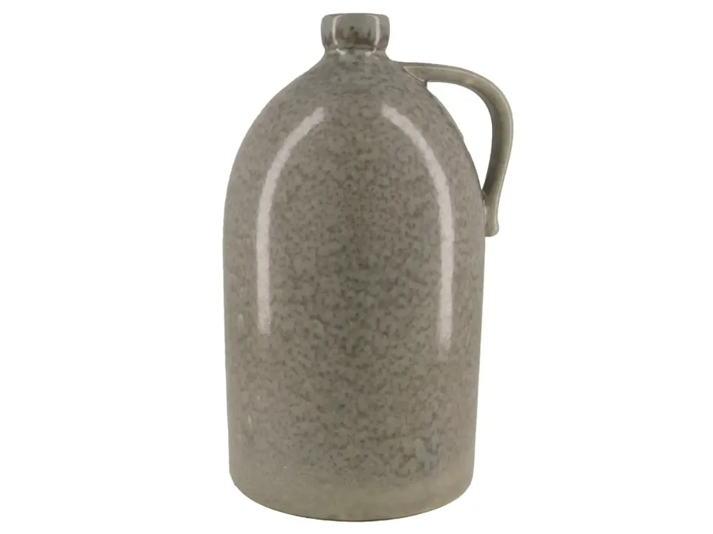 Decofinder Flasche Keramik Hellblau H: 36 cm  | Schubiger Möbel