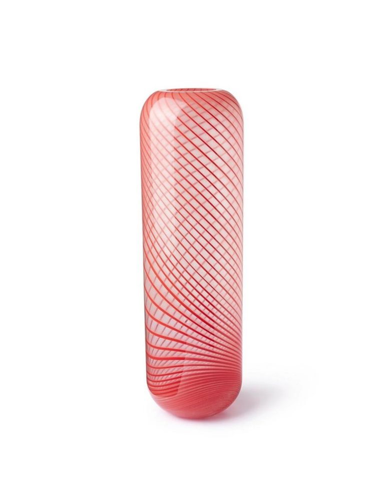 Abhika Vase Yuri Coral H: 42 cm  | Schubiger Möbel