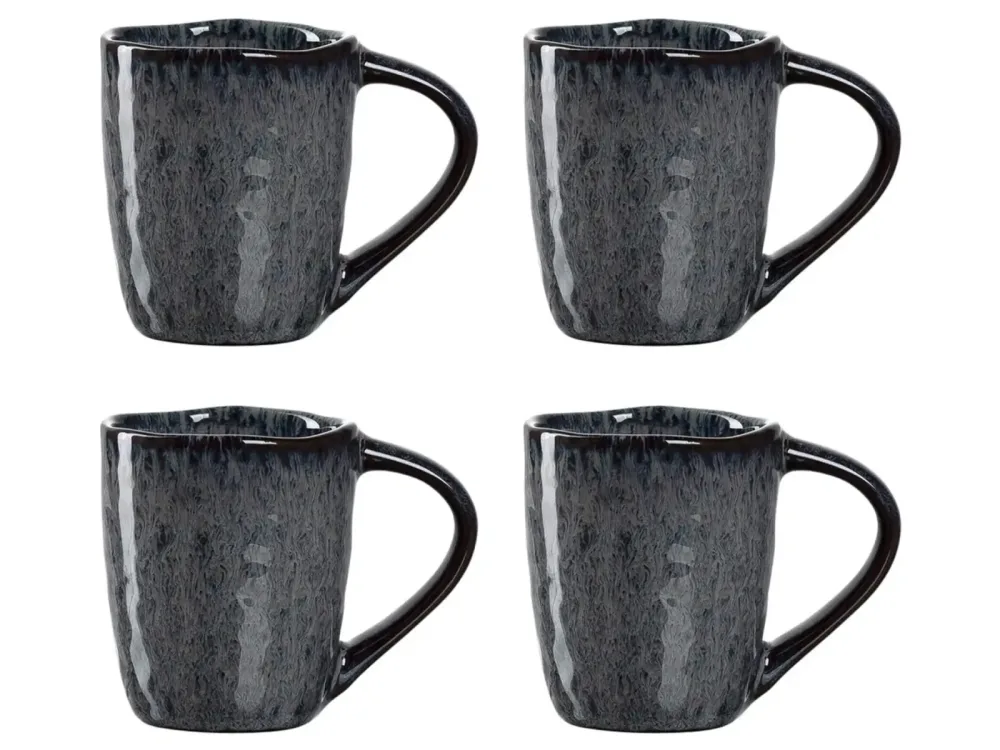 Alltron Espressotasse Matera 90 ml, 4 Stück Schwarz | Schubiger Möbel