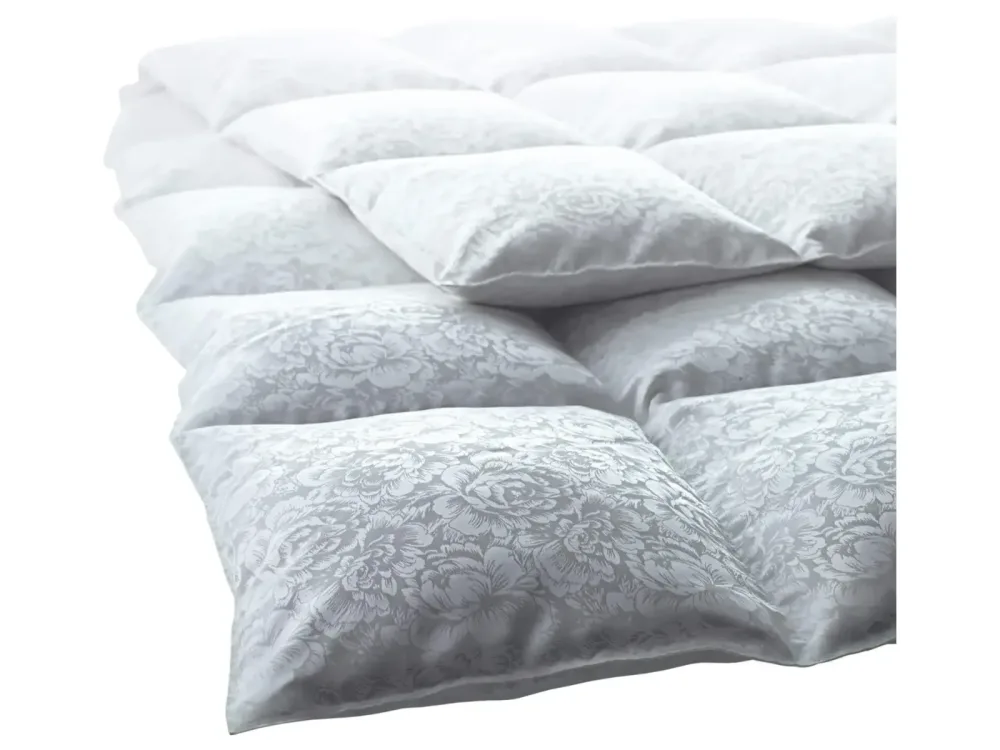 Billerbeck Ganzjahresduvet Eider Cassettino Rose Beige | Schubiger Möbel