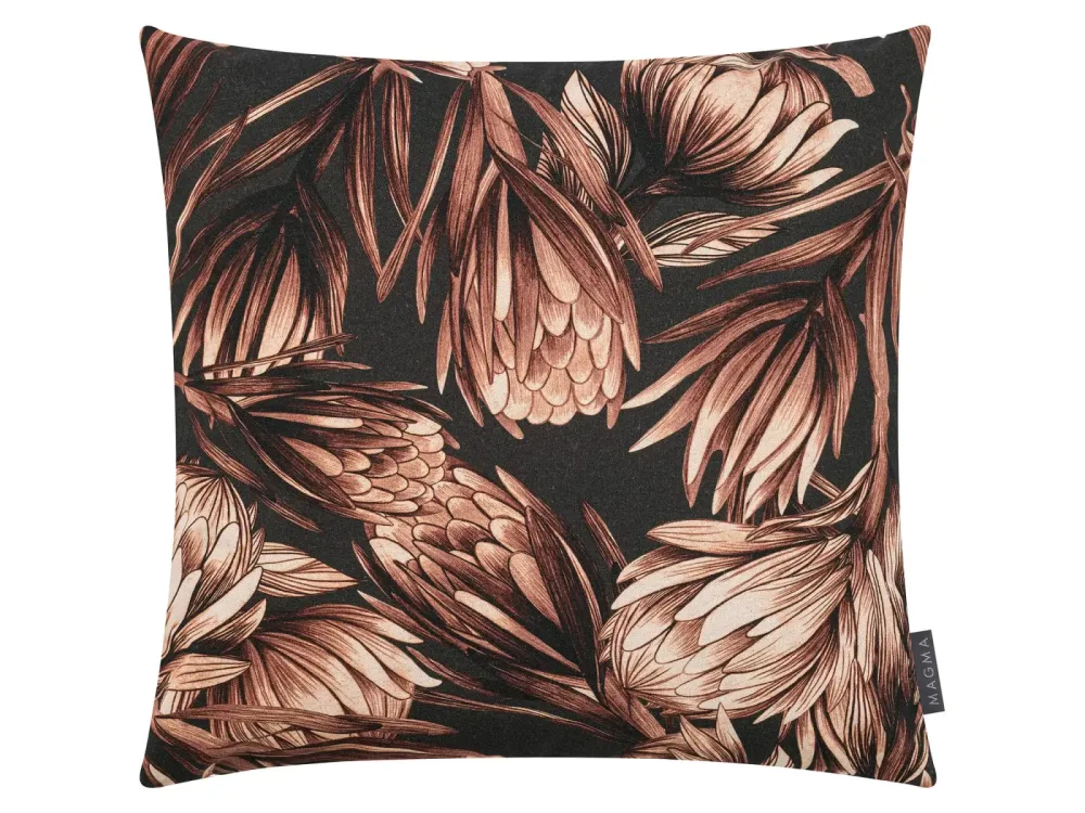 Magma Kissenhülle Protea Anthrazit 50x50 cm  | Schubiger Möbel