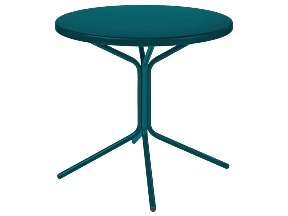 Schaffner Metall-Bistrotisch Pix Rund Blau | Schubiger Möbel