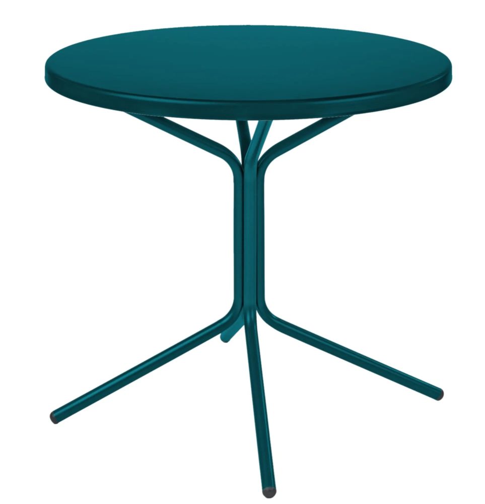 Schaffner Metall-Bistrotisch Pix Rund Blau | Schubiger Möbel