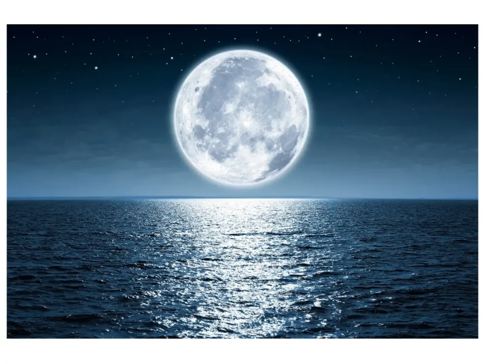 image LAND Digitaldruck auf Glas Vollmond  | Schubiger Möbel