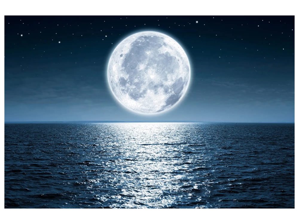 image LAND Digitaldruck auf Glas Vollmond  | Schubiger Möbel