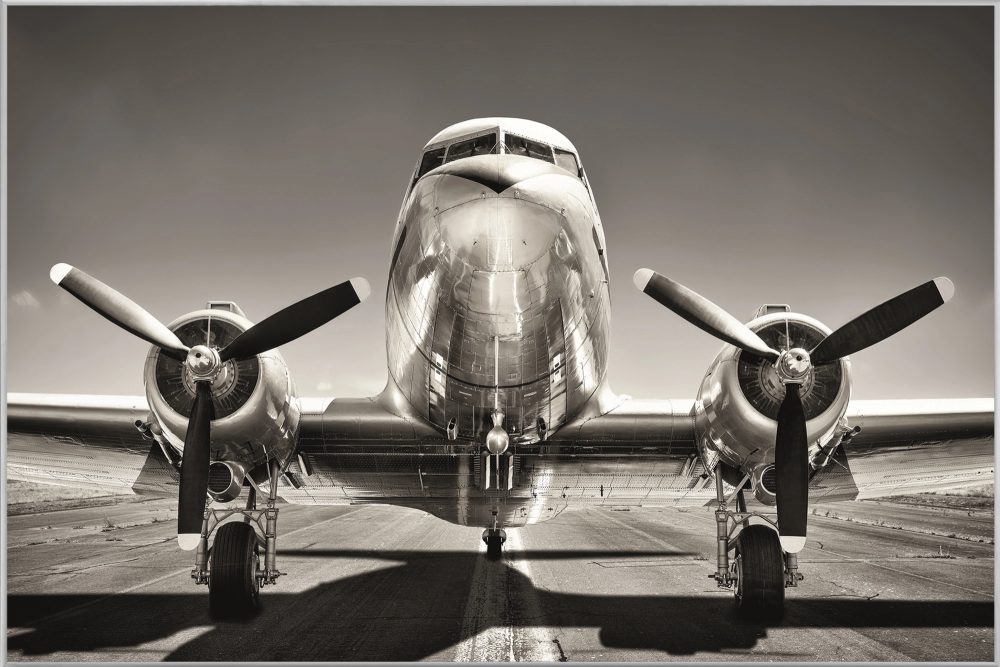 image LAND Bild mit Rahmen Flugzeug  | Schubiger Möbel