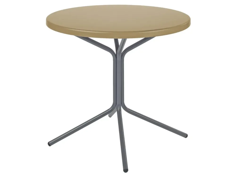 Schaffner Metall-Beistelltisch Pix Rund Beige | Schubiger Möbel