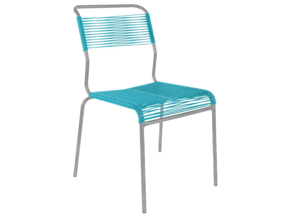 Schaffner Spaghetti-Stuhl Säntis Blau | Schubiger Möbel