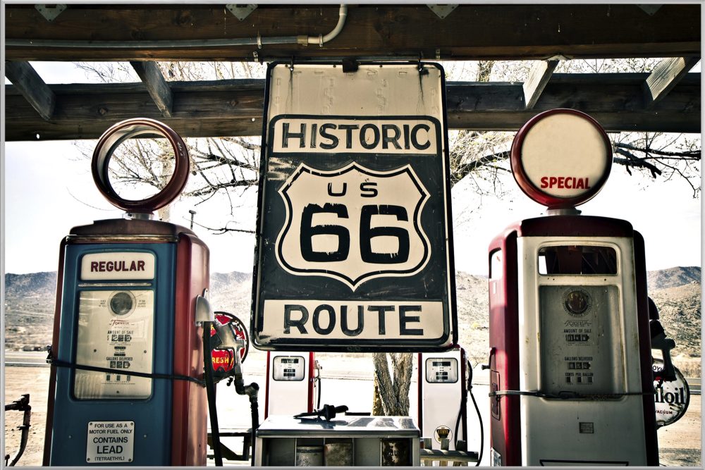 image LAND Bild mit Rahmen Route 66  | Schubiger Möbel