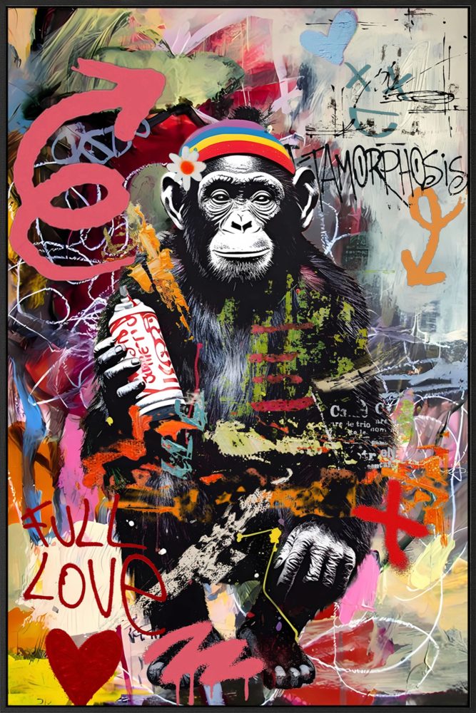 image LAND Gemälde Love & Peace!  | Schubiger Möbel
