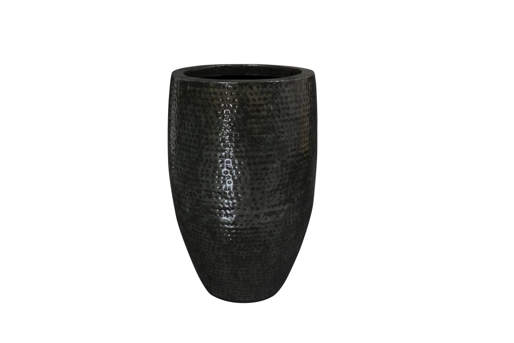Decofinder Gefäss Thom, Metall, Schwarz H: 69 cm  | Schubiger Möbel