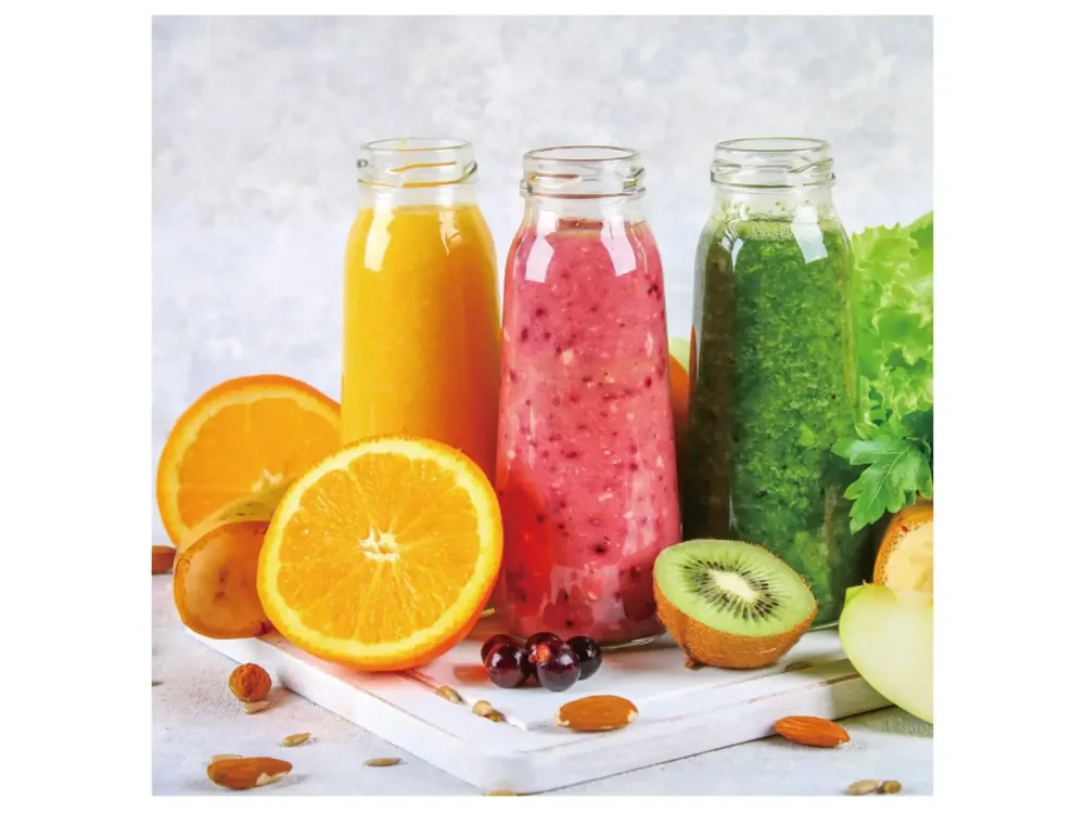 image LAND Digitaldruck auf Glas Smoothie Variation  | Schubiger Möbel