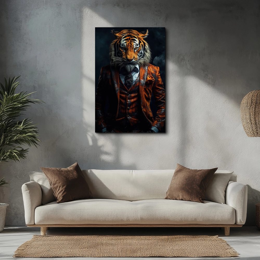 image LAND Alubild Stylish Tiger  | Schubiger Möbel