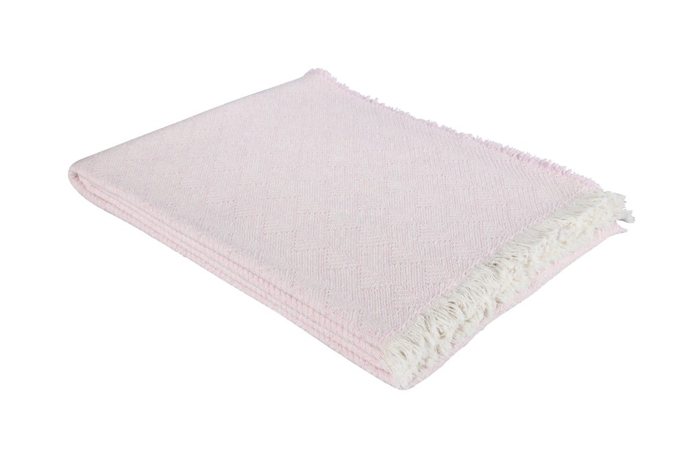 Eskitex AG Plaid Mykonos Rose 140 x 200 cm  | Schubiger Möbel