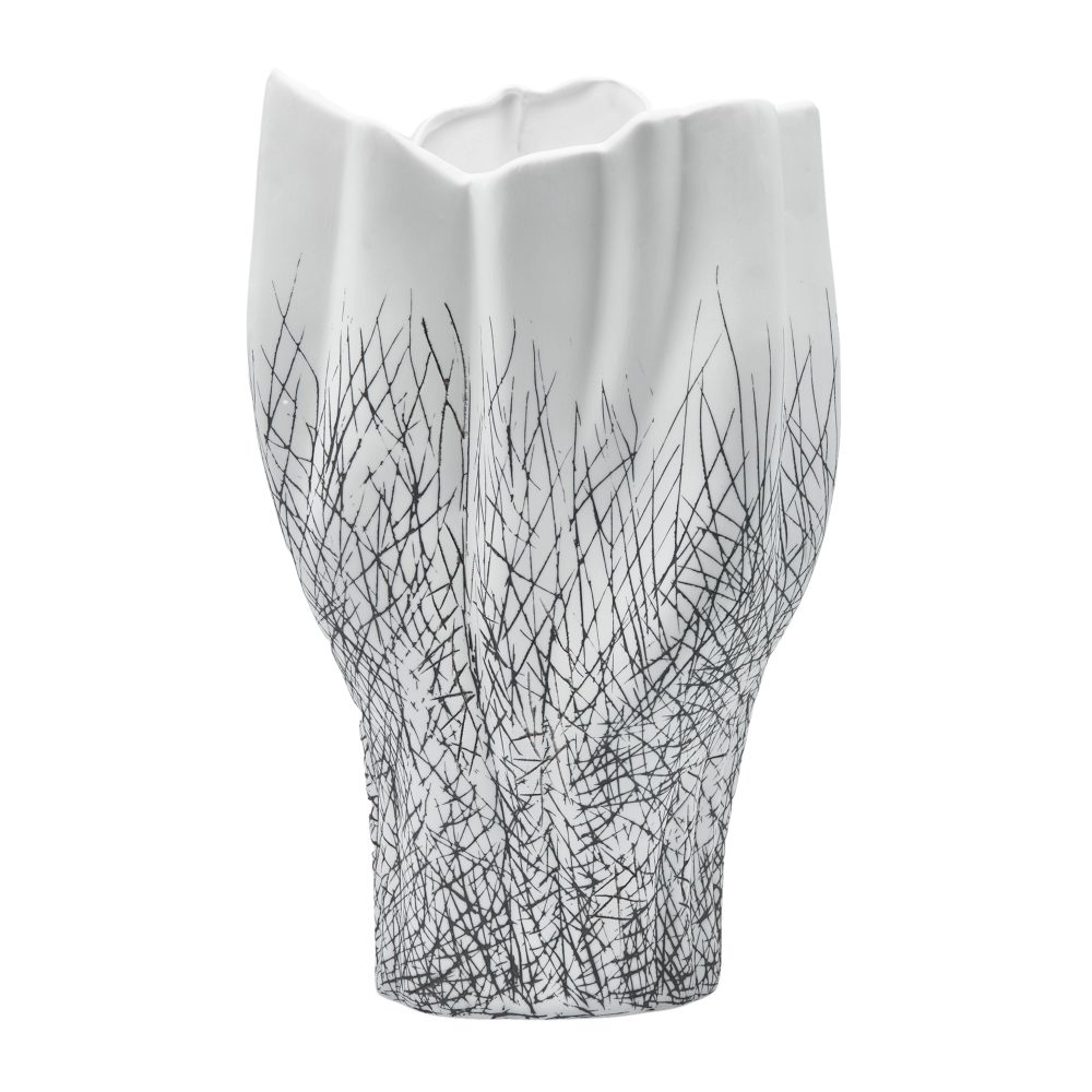 Edg Vase Deluxe Mosaik Porzellan H: 46 cm  | Schubiger Möbel