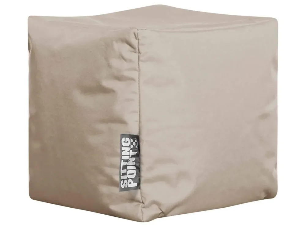 Magma Outdoor-Sitzsack Cube Scuba Beige | Schubiger Möbel