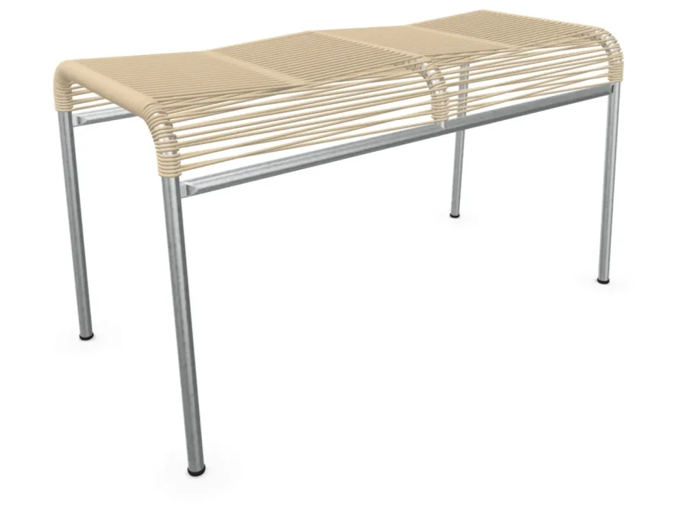 Schaffner Spaghetti-2er-Hocker Säntis Feuerverzinkt Braun | Schubiger Möbel