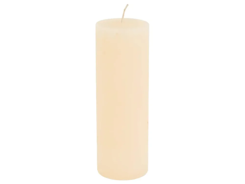 Kaheku Kerze Elfenbein 20 cm Grau | Schubiger Möbel