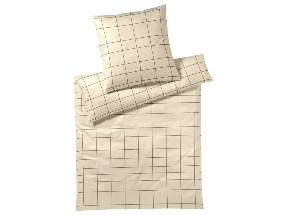 Elegante Bettwäsche Cross, Beige Beige | Schubiger Möbel