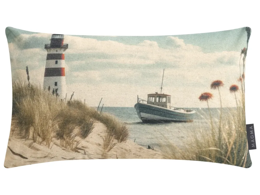Magma Kissenhülle Sea Breeze Leuchturm 30x50 cm  | Schubiger Möbel