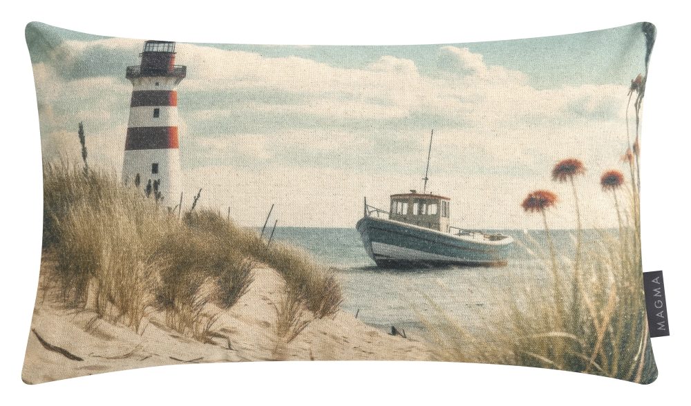 Magma Kissenhülle Sea Breeze Leuchturm 30x50 cm  | Schubiger Möbel