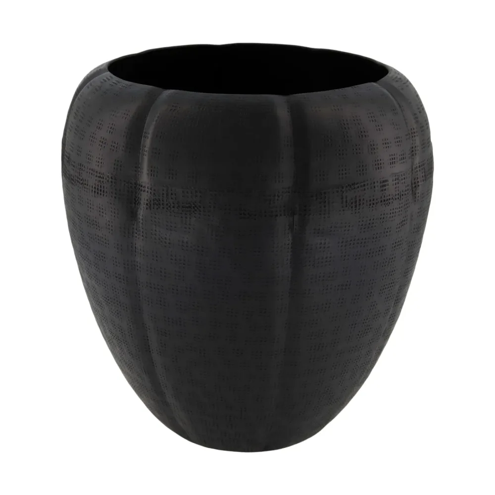 Decofinder Vase Aluminium, Schwarz  | Schubiger Möbel