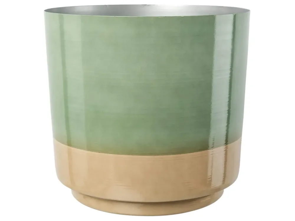 Gasper Gefäss Colores, Metall Salbei H: 25 cm Grün | Schubiger Möbel
