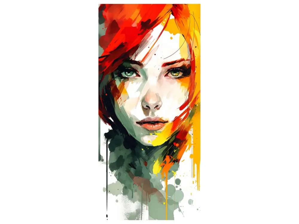 image LAND Canvas Glowing Girl  | Schubiger Möbel