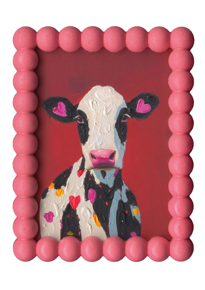 image LAND Gemälde Pink Cow  | Schubiger Möbel