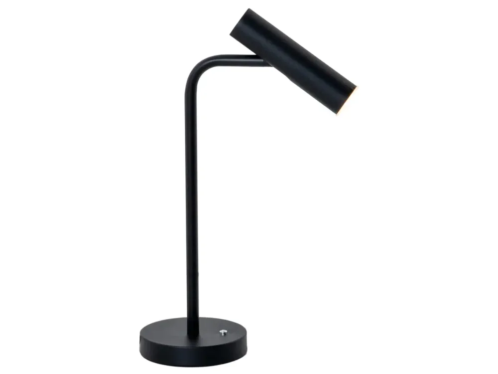 Fischer & Honsel Tischlampe Stina H: 48 cm Schwarz | Schubiger Möbel