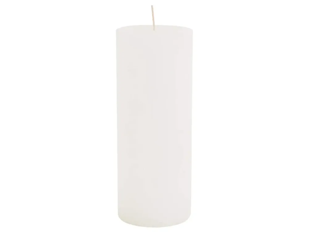 Kaheku Kerze Weiss 25 cm Weiss | Schubiger Möbel